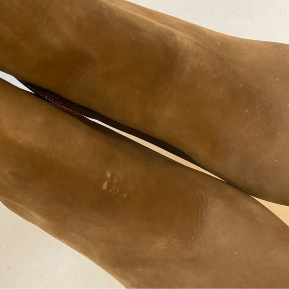 Aldo Madden Style Vintage 90s Y2K Bratz Brown Faux Suede Platform Boots Size 8.5 - Picture 6 of 9